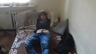 Horny, young boyfriends play with each other