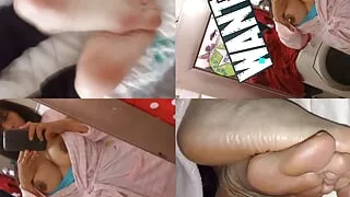 Spun solo with mums clothes