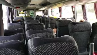 Country Boy Showing His Big Dick Inside The Bathroom Of The Moving Bus