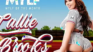 MYLF Of The Month - Callie Brooks Provides A Sneak Peek Into Her Sex Life And Rides A Lucky Cock