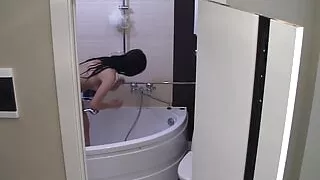 Masturbate to this erotic video of my stepsister in the shower
