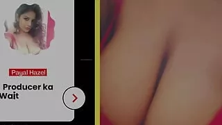 Hot girl talking to her producer for appointment