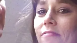 Horny broads moan while taking cock