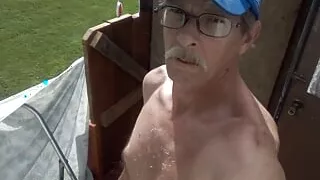 .out doors nobles vas dildo fingers an cock beat hardinhand44