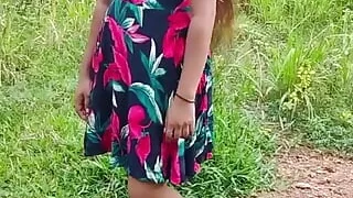 Hot desi sister handjob outdoor sex