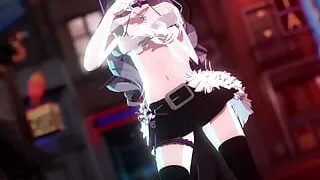 Sexy Cyberpunk Dance + BBM Sex (3D HENTAI)