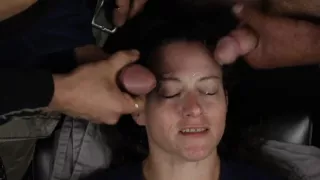 Double Team Facial Blasting For Dirty Talking Good Girl