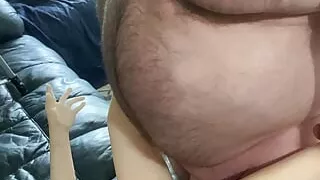 Maddie Takes My Hard Cock And Gets Covered In Cum
