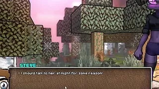 Hornycraft Minecraft Porn Ender Girl first Ever Blow Job