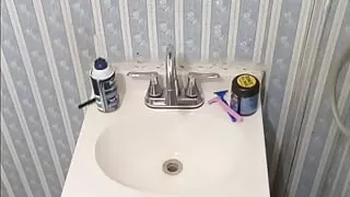 Showing my mixed booty in the mirror