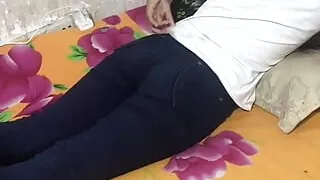 Desi girl ass licking