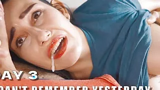 DAY 3 - Why step son fucks stepmom's mouth? Risky oral creampie for hot stepmother - Kisscat