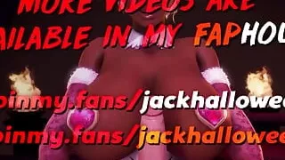 Handjob and Fucking Huge Tits