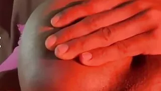 masturbating with a vibrator in the ass