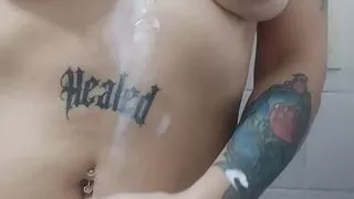 Moisture my body with your cream baby