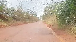 We stopped the trip so she could give me a handjob until I came, fuck not her hand