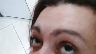 Chupita84 rides a big dildo sucking cock