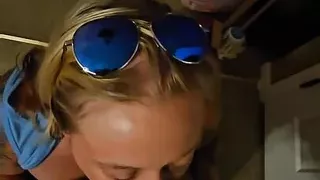 Sexiest blowjob followed with doggy and a facial