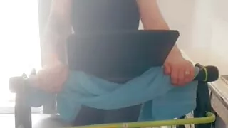 Step mom on treadmill running like a Slutty Bitch