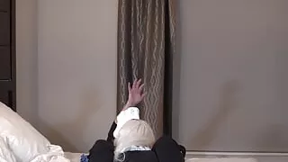 Dominatrix Makes Sissy Maid Suck and Get Fucked