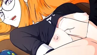 Derpixon Fucking Nerdy Gamer Girl With Glasses Persona 5 HeartSwitch Parody