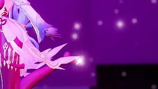 Ganyu - Sexy Pantyhose Dance (3D Hentai)