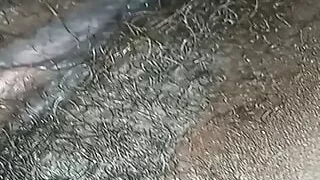 Horny black girl masturbating in toilets as fuck until orgasm