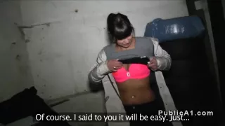 Euro Babe Banged In Public From Agent