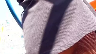 Flashen, Fersen, High Heels, Nylonsex, Höschen, Strumpfhose