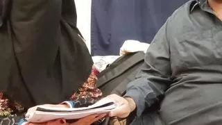 Desi Student Girl In Hijaab Fucked By Tution Teacher
