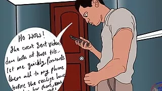 Hentai , my milf step mum fuck me to keep her secret little secret