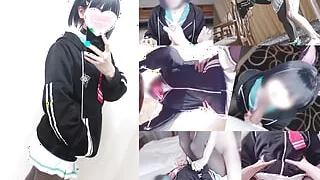 Blue Archive Kazusa Cosplay CFNM JOI masturbation & NTR SEX