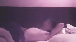 Cumshot with sticky blowjob from cute girlfriend wearing sexy lingerie