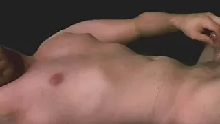 Straight guy jerking off