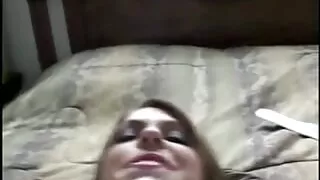 Hot Blonde Fishnet Casting Fucking in Couch