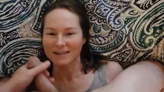 Feeding This Hottie My Cock, Balls, and Cum - Real Amateur Couple