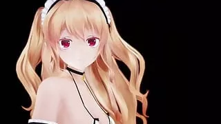 Sexy Maid Lingerie - Hot Dance (3D Hentai)