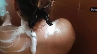 Watching my stepmom while she showers