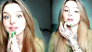 Scantily clad girl shows off her perfect amateur body