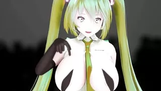 MMD Lamb Miku Modificada TDA Style (Remake) - SG3525 - Blonde Hair Color Edit Smixix