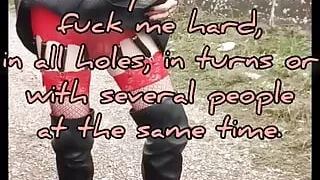 Sissy, whore on the road