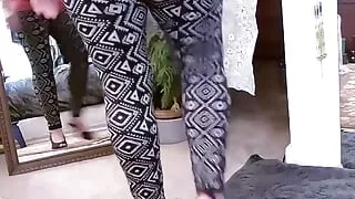 V 318 Tights and a Thong on Dawnskyes Big Phat Ass