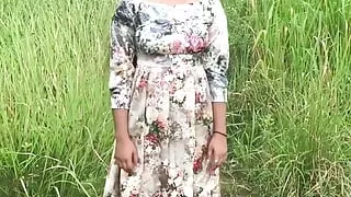 Real babysitter boobs in outdoor