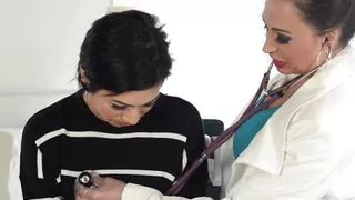 PORNSTARPLATINUM Aubrey Luna Examined By Claudia Valentine