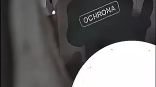 Security Guard closet Video in work toilet