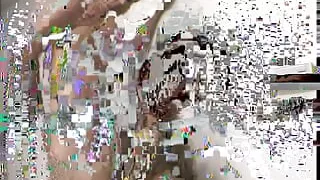 Brunette slut in sexy nylon shows off her hot tight body for the camera