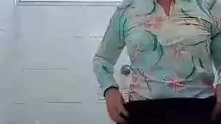 I am in public bathroom