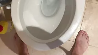 POV Twink peeing and posing
