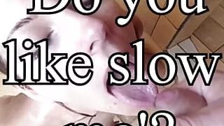 Slow motion cumshot video from my past