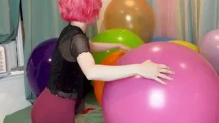 Nail and Air Pump Popping BIG Balloons! Tuftex, Cattex, Globos Payaso